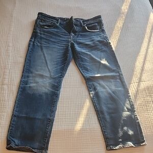 American Eagle Outfitters Dark Blue Straight Jeans